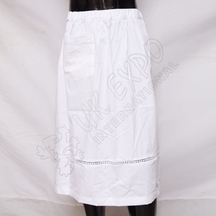 Classic White Lace Apron