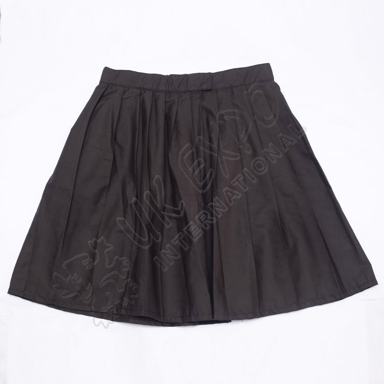 Zip Closing Ladies Black Color Skirt