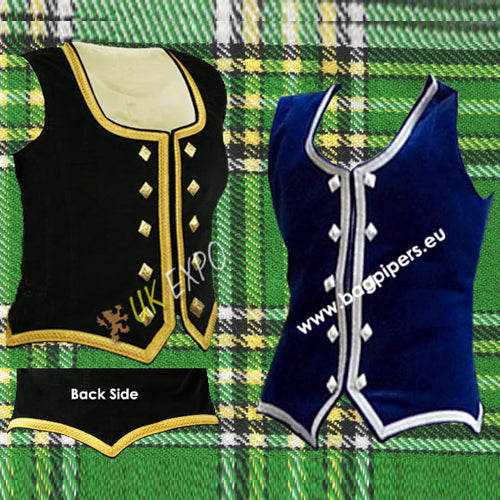 Ladies Highland Velvet Dance Vest