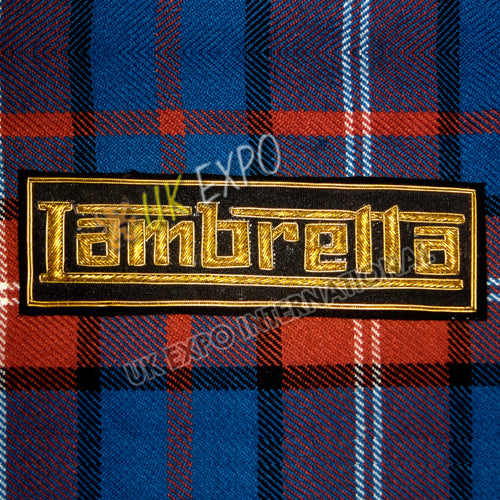 Lambretta Golden Bullion Embroidered Patch