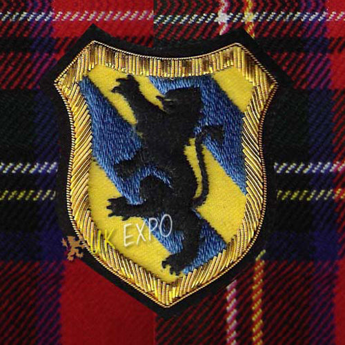 Lion Rampant Bullion Blazer Badge
