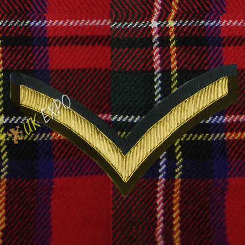 1 Stripe Gold Bullion Lance Corporal Chevron