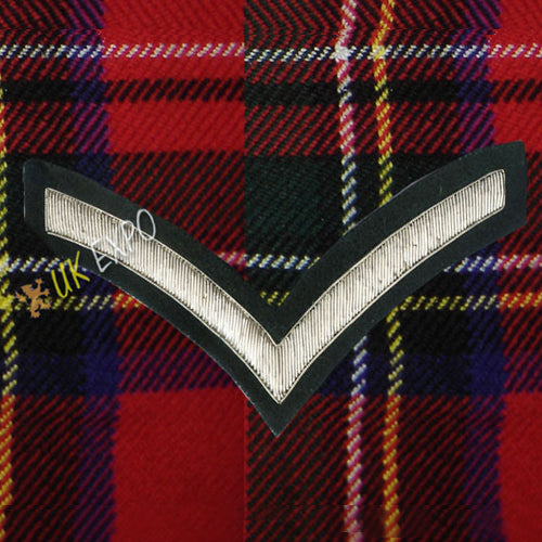 1 Stripe Silver Bullion Lance Corporal Chevron
