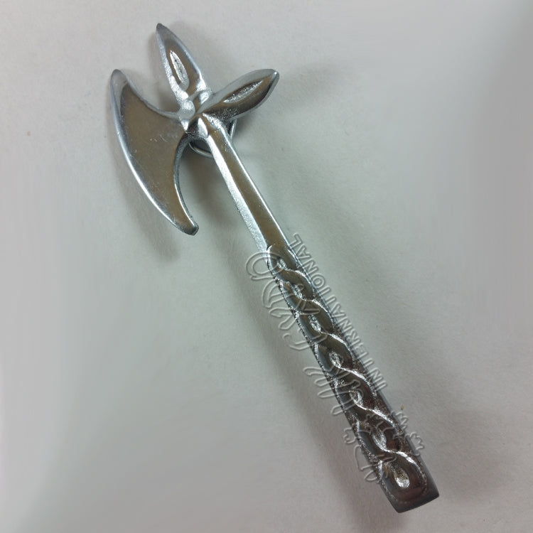 Lauder Battle Axe Chrome Kilt Pin