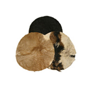 Round Shape Goat Skins with Hair