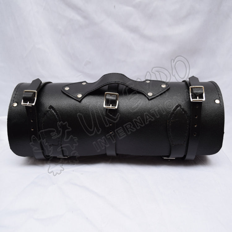 Civil War Black Leather Tool Box