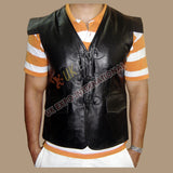 Jacobean Leather Waistcoat