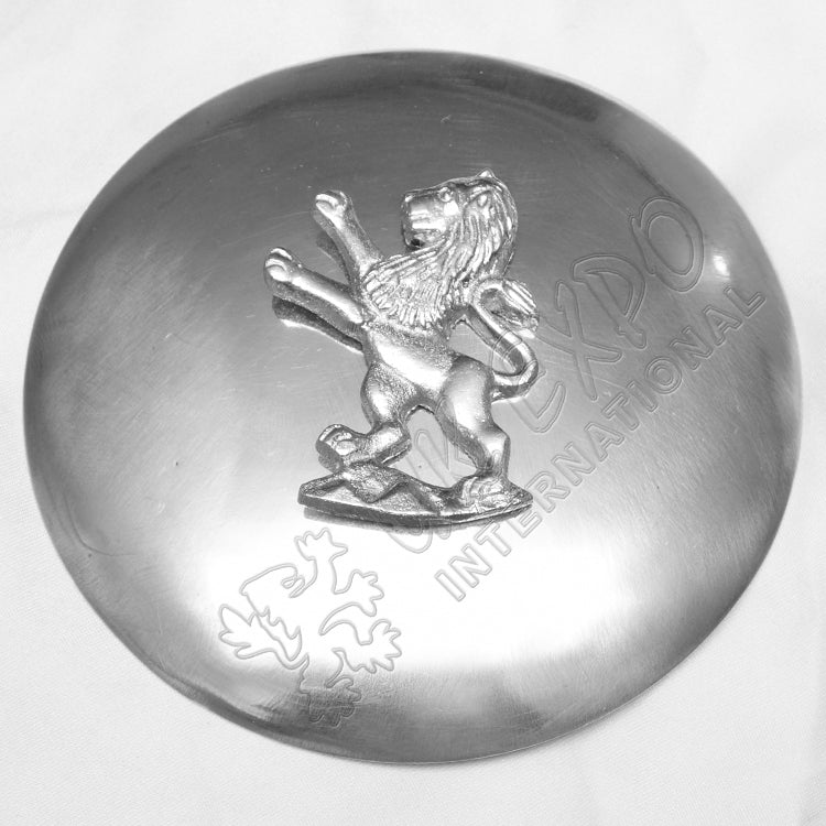 Lion Badge With Plain Brooch