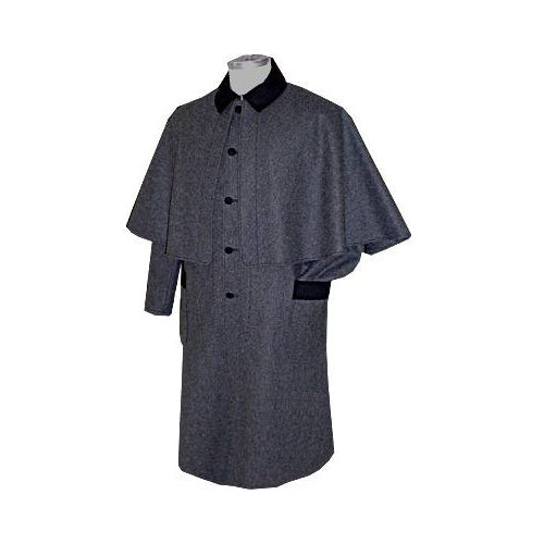 Victorian Civilian Dark Grey Greatcoat