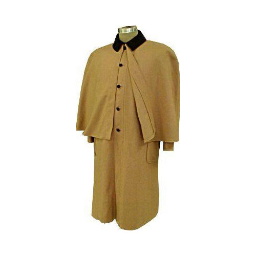 Victorian Civilian Tan Brown Greatcoat
