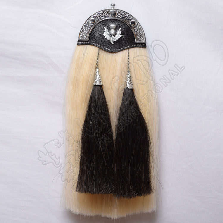 Thistle Horse Hair Celtic Sporran