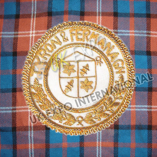 Tyrone & Fermanagh Crest Embroidered Badge