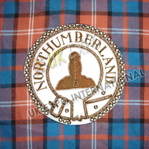 Masonic Provincial Steward Apron Badge Northumberland