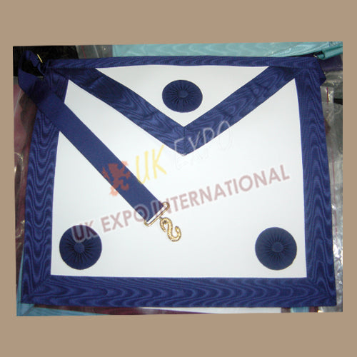 Master Mason Apron Blue Border