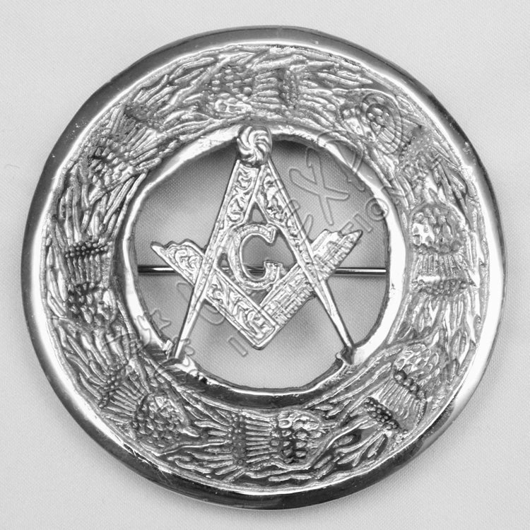 Masonic Moulded Brooch