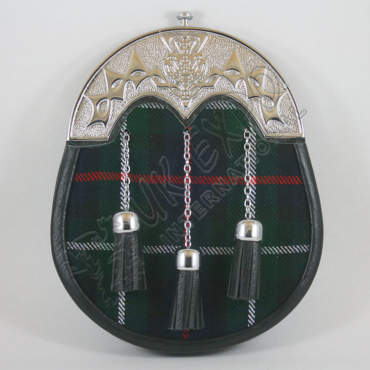 Makenzie Tartan Traditional Wear Scottish Flower Sporran