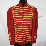 Men’s Red Wine Hussar Jacket