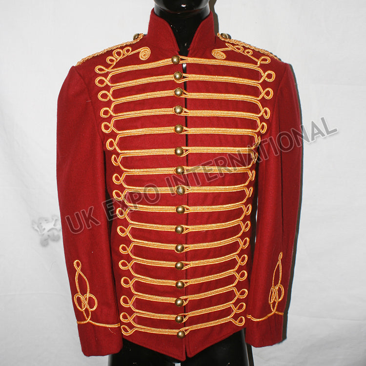 Men’s Red Wine Hussar Jacket