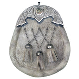 Antique Shamrock Seal Skin Sporran