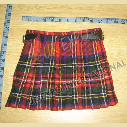Modern Black Stewart Baby Kilt