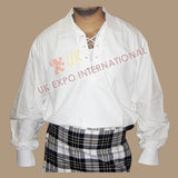 Modern Jacobite Cotton Shirt White Color