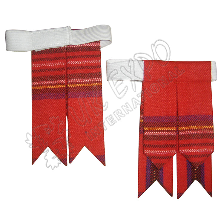 Royal Stewart Modern Kilt Flashes