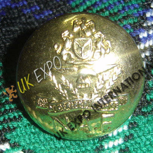 N-A-F Die Struck Quality Uniform Brass Button