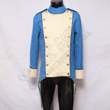 Napoleonic British French Sky Blue White Front Jacket