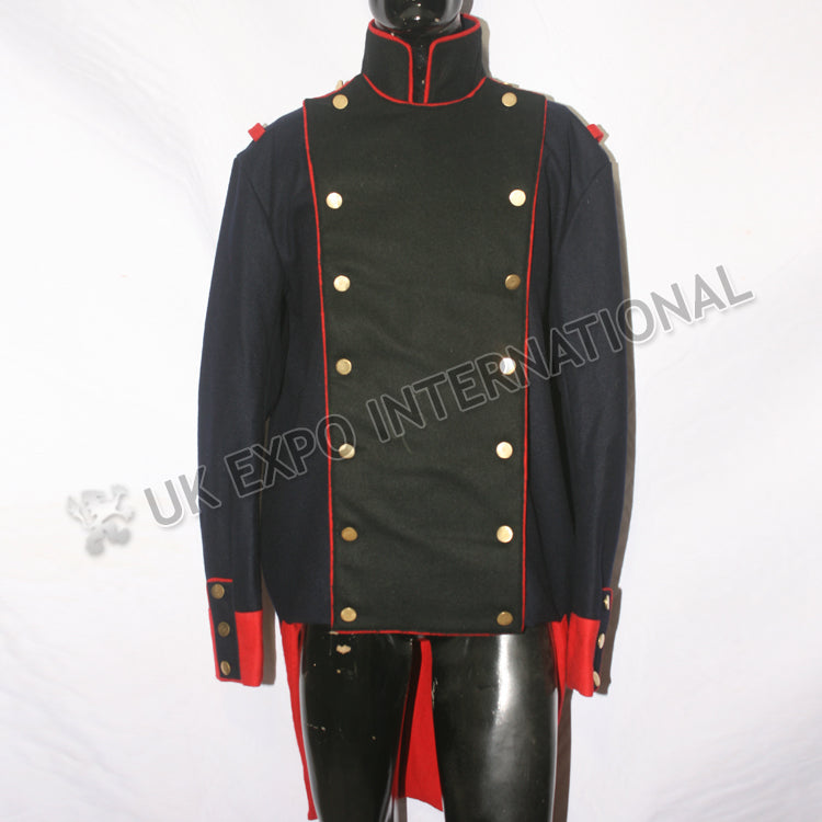 Napoleonic British French Dark Blue Officer Jacket