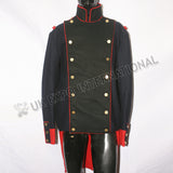 Napoleonic British French Dark Blue Officer Jacket