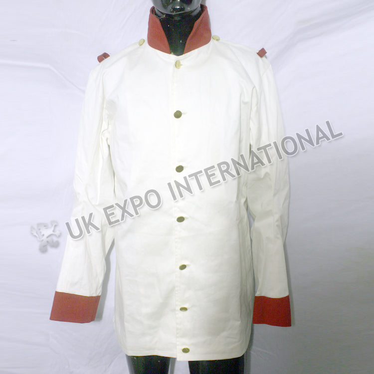 Napoleonic British White Military Coat