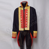 Dark Blue Napoleonic Spanish Double Breasted Officer Jacket