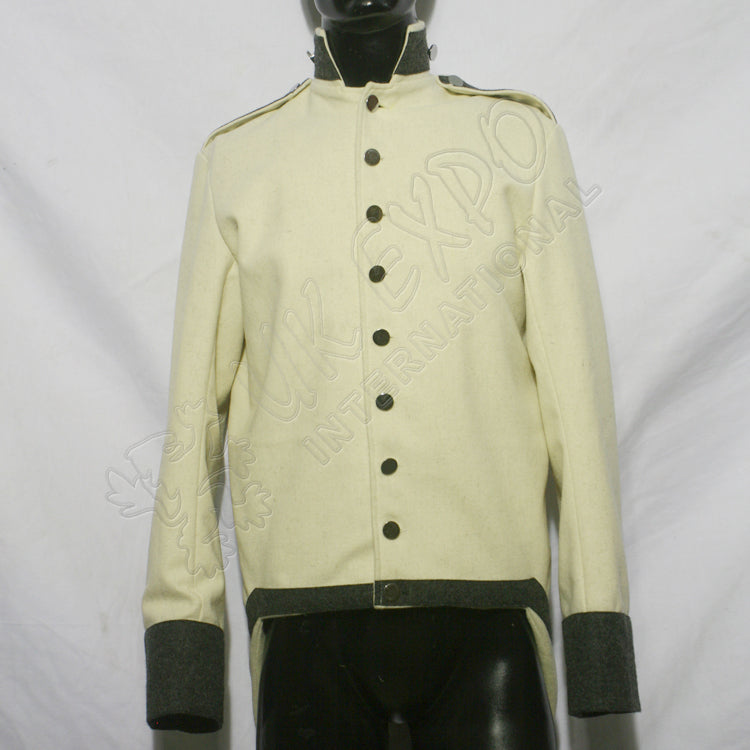 White Wool Napoleonic US Officer Coat