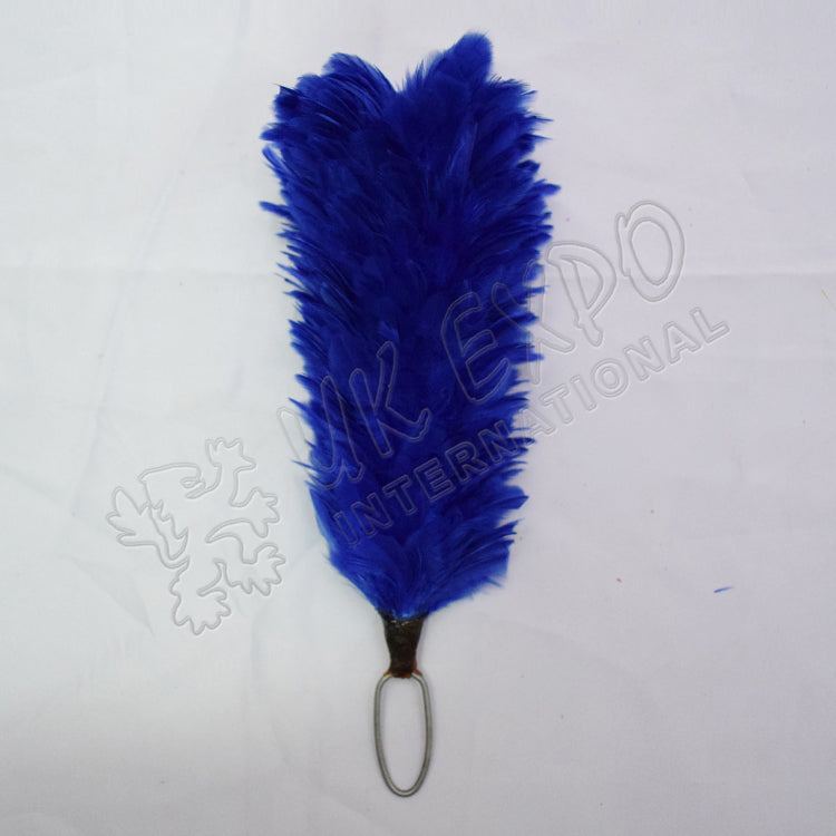 Navy Blue Feather Hackle
