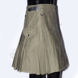 Olive Green Hiking Utility Kilt