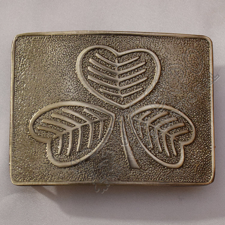 High Quality Shamrock Bronze Buckle Mega Finish