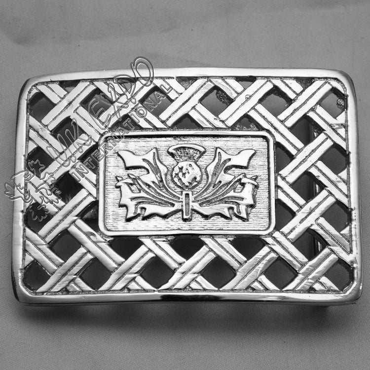 New Scottish Flower Celtic Buckle