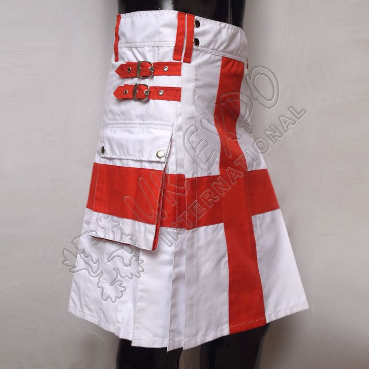 New St George’s Cross English Flag Utility Kilt