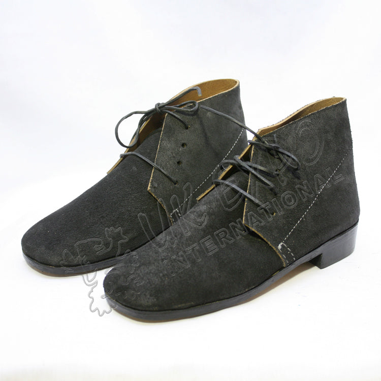 Civil War Brogan Black Shoes