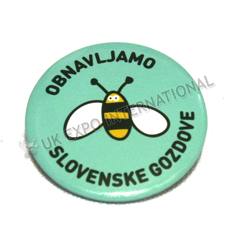 Obnavljamo Slovenske Gozdove Button Pin