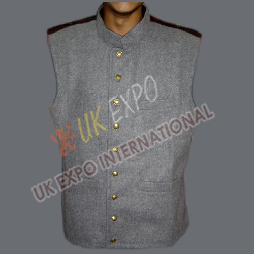 Union Military Officer Gray Waistcoat