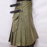Scottish Modern Olive Kilt