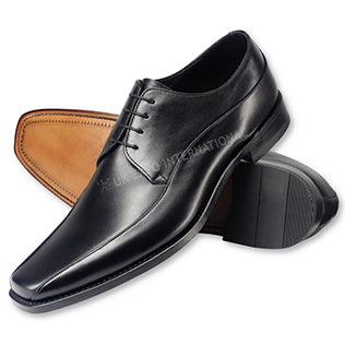 Premium Black Soft Leather Derby Shoes