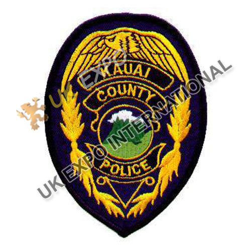 Kauai County Police Department Embroidered Patch