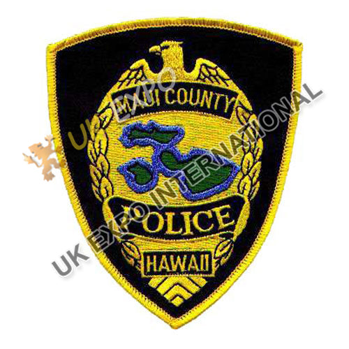 Maui County Police Department Embroidered Patch