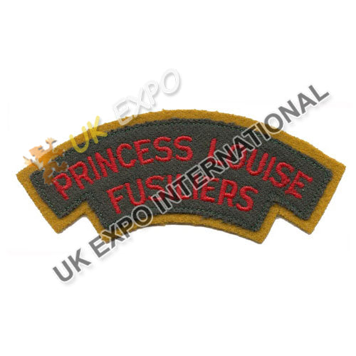 Princess Louise Fusiliers Embroidered Shoulder Flash Patch
