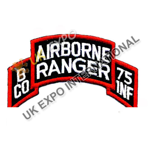 75th Infantry Regiment Airborne Ranger B Company Embroidered Patch