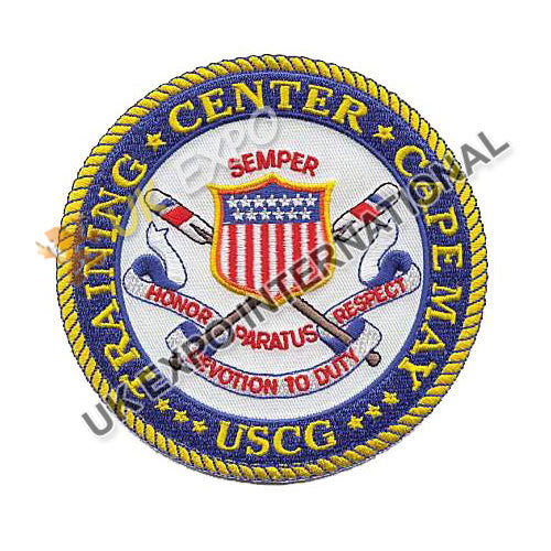 United States Coast Guard Training Center Cape May Embroidered Patch