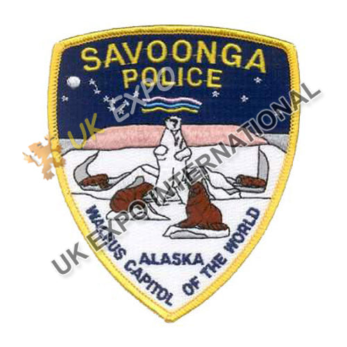 Savoonga Police Department Embroidered Patch