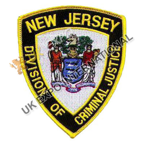 New Jersey Division of Criminal Justice Embroidered Patch